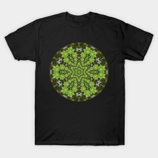 Light Green Bubbles Kaleidoscope T-Shirt